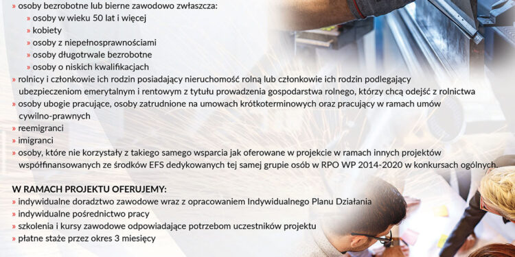 Nisko: Skorzystaj z bezpłatnych szkoleń i kursów zawodowych oraz płatnego stażu