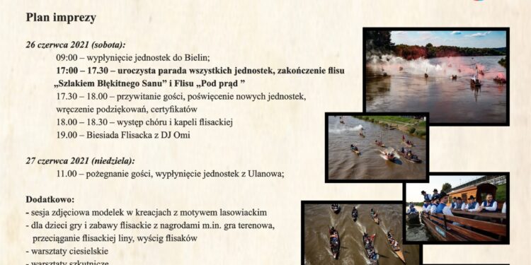 Ulanów: W sobotę zjazd flisaków i zlot tradycyjnych jednostek pływających