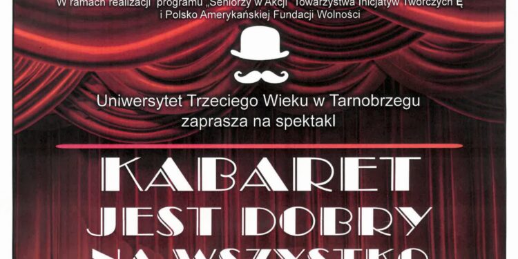 Tarnobrzeg. Spektakl o kabarecie na dużej scenie TDK.