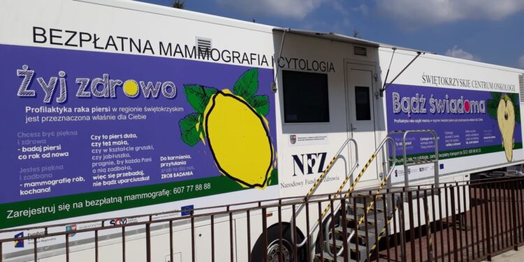 Świętokrzyskie. Cytomammobus przyjedzie do Lipnika, Obrazowa i Sandomierza