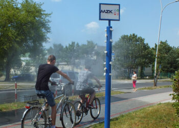 Stalowa Wola: Na miejski upał mgiełki wodne