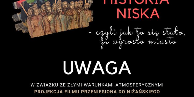 Nisko: Dziś projekcja filmu animowanego o historii Niska.