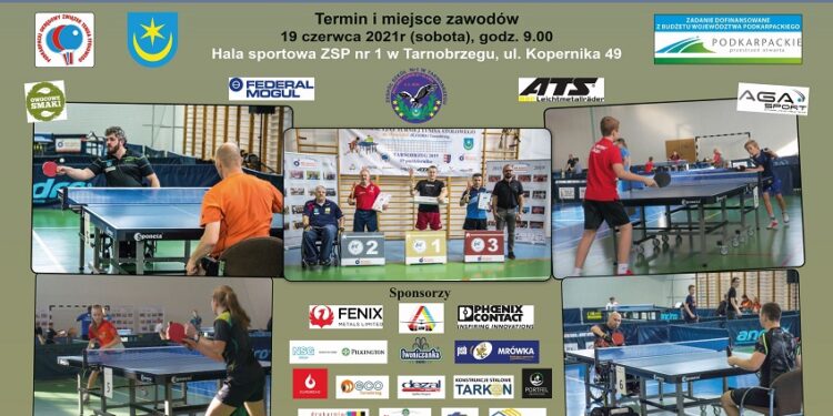 Tarnobrzeg. II Integracyjny Turniej Tenisa Stołowego – Tarnobrzeg  2021.