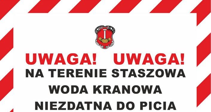 Staszów. Woda w mieście niezdatna do picia