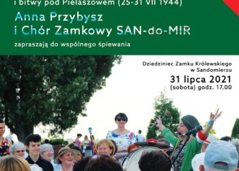 Sandomierz: Wolne śpiewanie na dziedzińcu zamku..