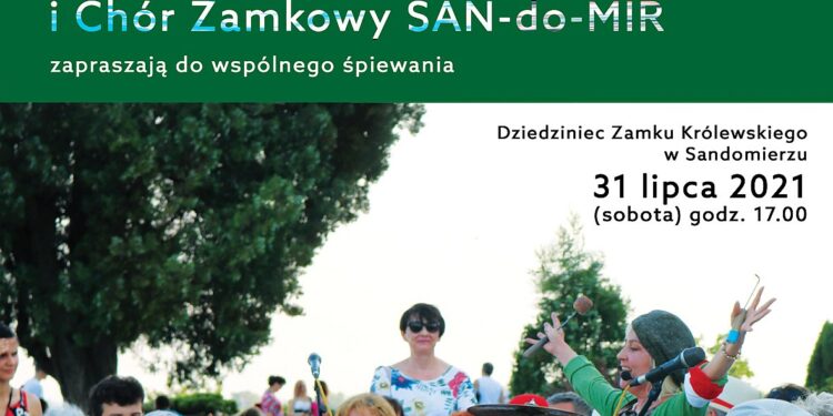 Sandomierz: Wolne śpiewanie na dziedzińcu zamku..