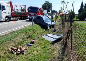 Łukawa: Śmiertelne potrącenie motocyklisty