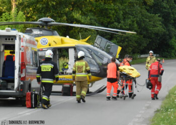 Grębów. Skoczył na główkę do przydomowego basenu
