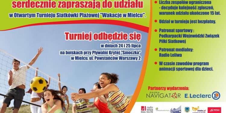 Mielec:  Otwarty Turniej Siatkówki Plażowej 