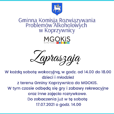 Koprzywnica: Ruszyły sobotnie spotkania dla dzieci i młodzieży.