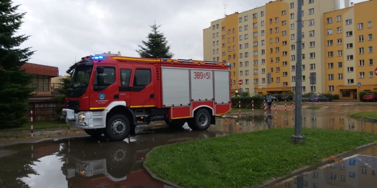 Tarnobrzeg: Podtopienia po ulewach