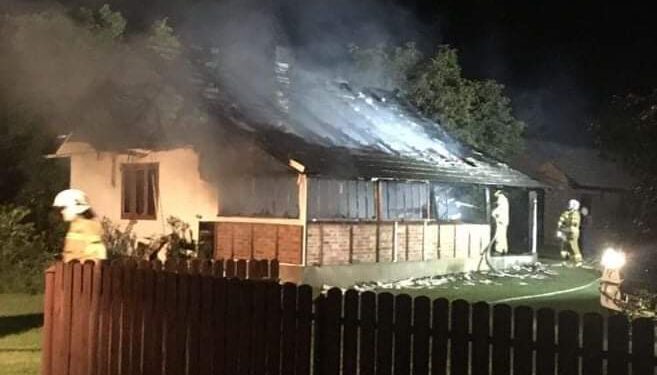 Wydrza: Palił się dom