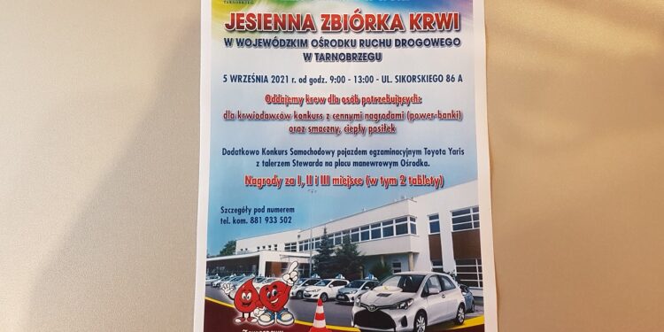 Tarnobrzeg. WORD zaprasza na dzień otwarty i zbiórkę krwi.