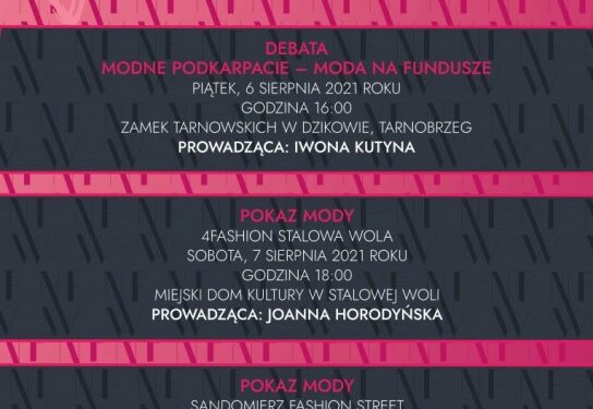 Tarnobrzeg: Debata „Modne Podkarpacie – moda na fundusze”.