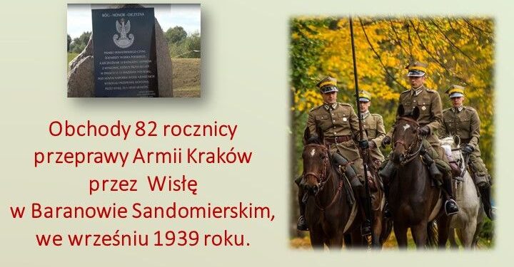 Baranów Sandomierski. Obchody 82 rocznicy przeprawy Armii Kraków przez Wisłę