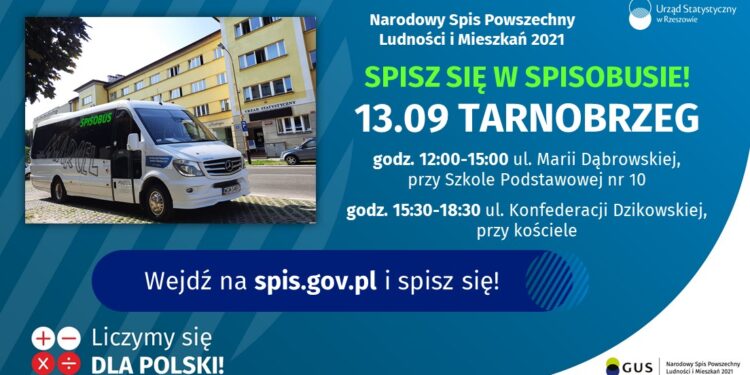 Tarnobrzeg. Przyjedzie spisobus.