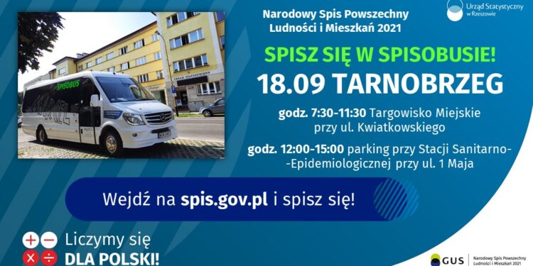 Tarnobrzeg. Spisobus ponownie zawita do miasta.