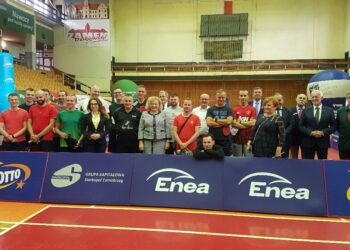 Tarnobrzeg. II Mistrzostwa Polski Dziennikarzy w Tenisie Stołowym.