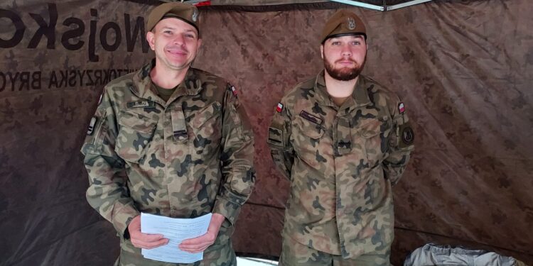 Sandomierz: Żołnierze WOT pomaganie mają we krwi.