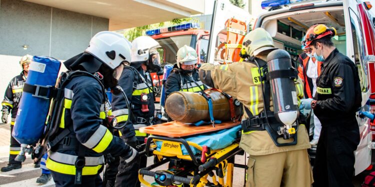 Połaniec: Ćwiczenia sytuacji kryzysowych w Elektrowni Połaniec.