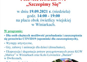Winiarki: Festyn rodzinny „Szczepimy się”.