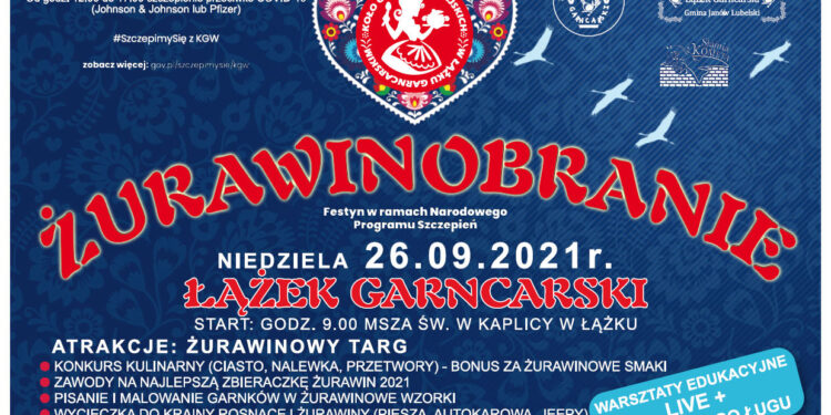 Łążek Garncarski: Już w niedzielę Żurawinobranie