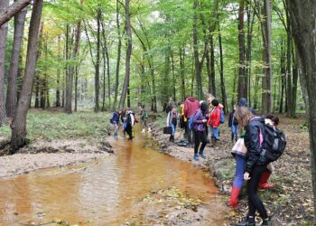 Tarnobrzeg. Sposób na suszę. Przeciwdziałanie powodzi. Poznali zasady małej retencji.