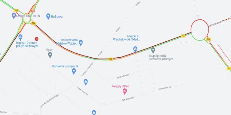 Połaniec: Utrudnienia na DK 79