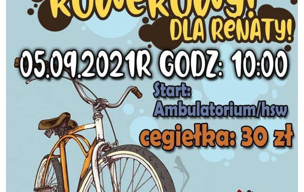 Stalowa Wola: Weź udział w niedzielę w Rodzinnym Rajdzie Rowerowym dla Renaty