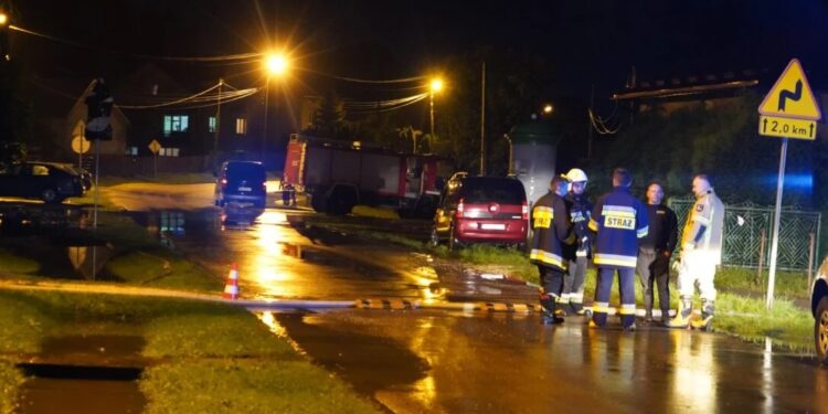 Wadowice Górne: Pogotowie przeciwpowodziowe w gminie Wadowice Górne.