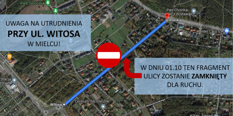 Mielec: Będą utrudnienia w ruchu