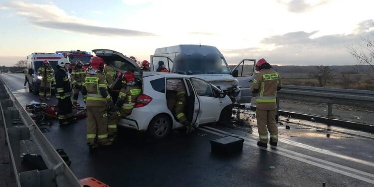 Jamnica: Wypadek na drodze wojewódzkiej 871.