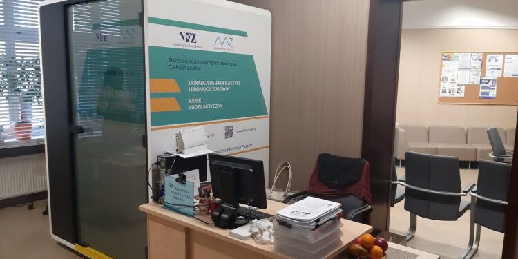 Region. Zbadaj się w kiosku profilaktycznym.