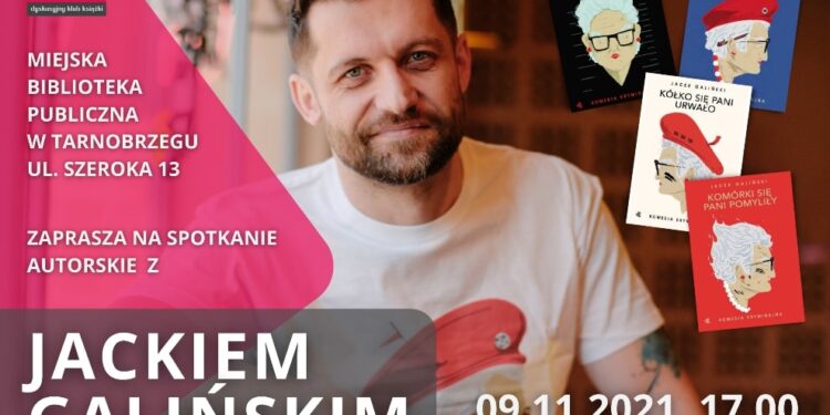 Tarnobrzeg. Nagradzany autor komedii kryminalnych spotka się z czytelnikami.