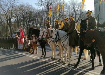Sandomierz: Radośnie i patriotycznie.