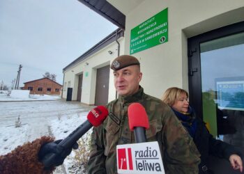 Sandomierz: 'Kartka dla Obrońców Granic’.