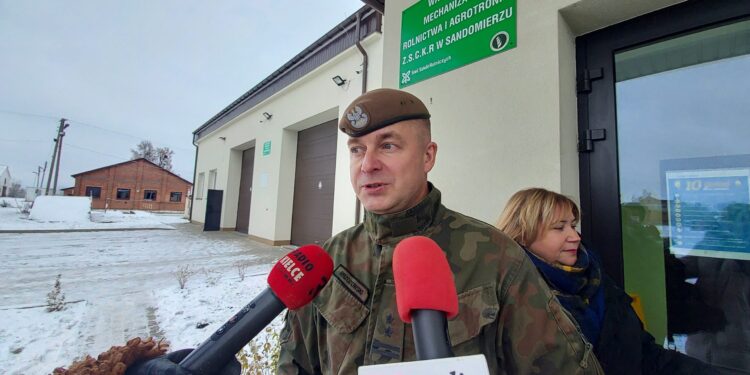 Sandomierz: 'Kartka dla Obrońców Granic’.