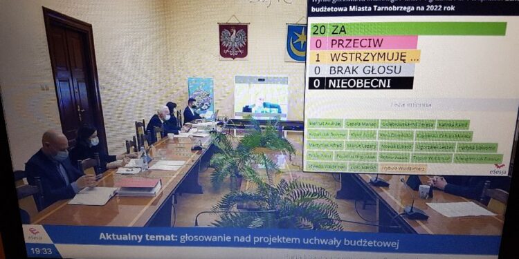 Tarnobrzeg. Radni uchwalili budżet 2022.