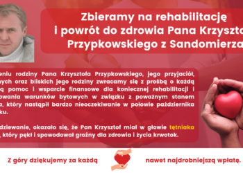 Były piłkarz Siarki Tarnobrzeg walczy o powrót do zdrowia.