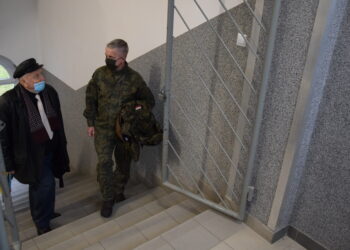 Sandomierz: Terytorialsi spotkali się z kombatantem Kazimierzem Morgasiem.