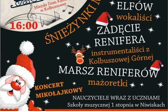 Kolbuszowa: Muzyczne sanie świętego Mikołaja.
