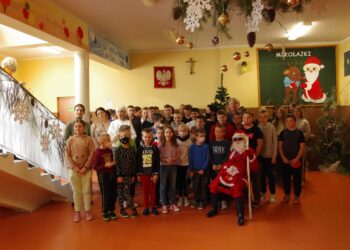 Koprzywnica: Odwiedziny Świętego Mikołaja.