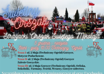 Gorzyce. Świetlny Orszak Świętego Mikołaja
