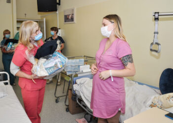 Sandomierz: Tymon Machul z Gościeradowa pierwszym dzieckiem urodzonym w sandomierskim szpitalu w 2022 roku.