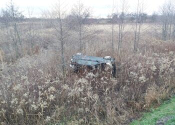Tarnobrzeg: 28-latka zabrana do szpitala, samochód dachował