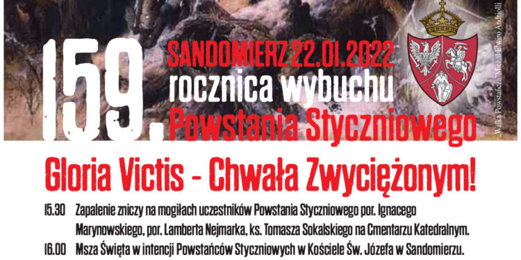 Sandomierz: Dziś obchody 159 rocznicy wybuchu powstania styczniowego.
