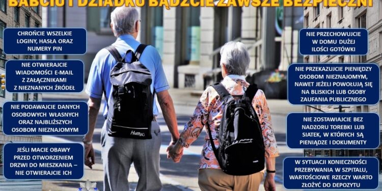 Tarnobrzeg. Bezpieczeństwo babci i dziadka.