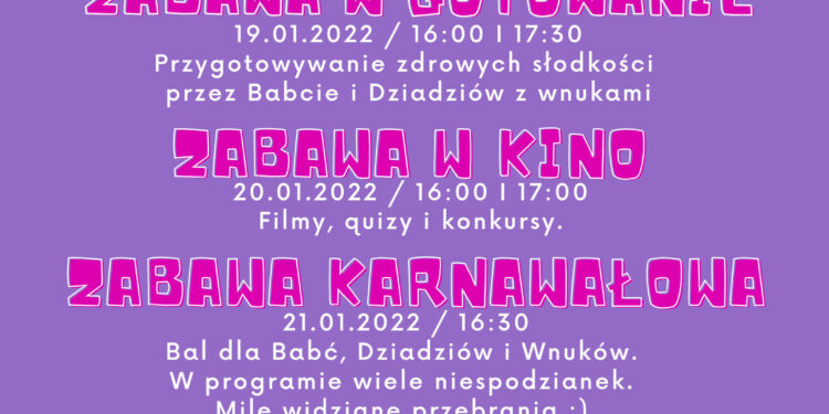 Stalowa Wola: Trzydniowe święto babci i dziadka w CAS