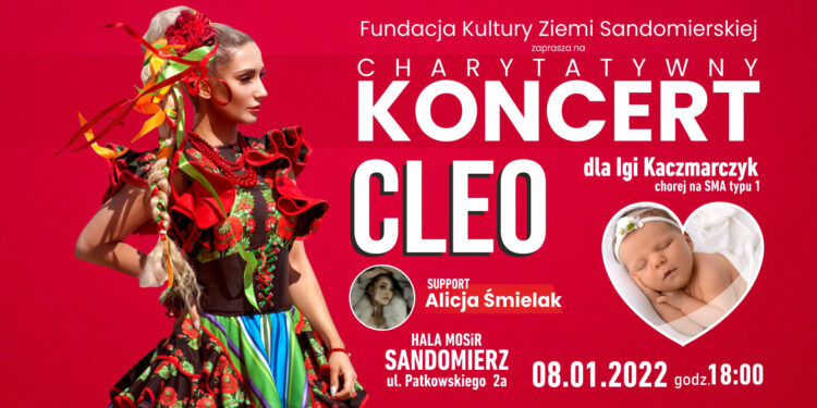 Sandomierz: CLEO i ALA w koncercie charytatywnym dla Igi Kaczmarczyk.