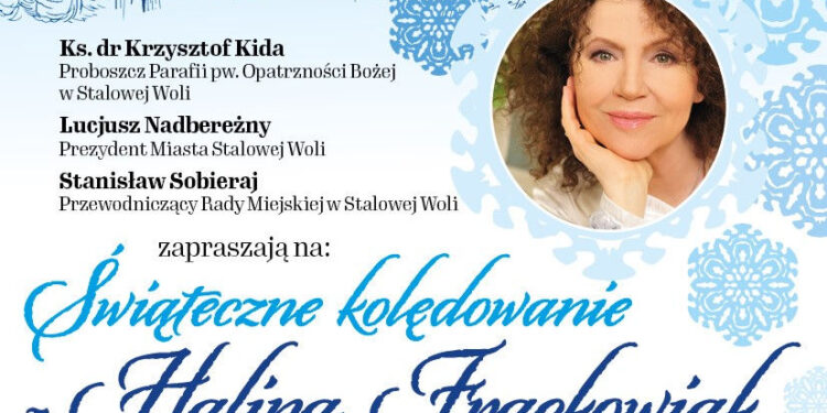 Stalowa Wola: W poniedziałek kolędowanie z Haliną Frąckowiak